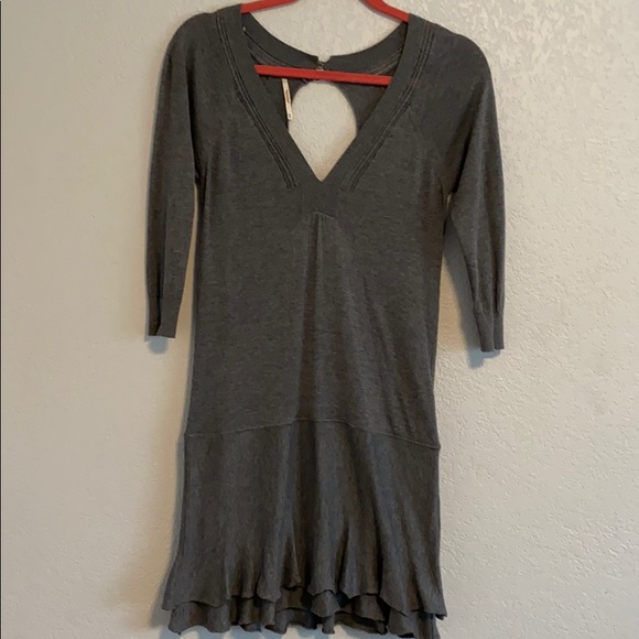 Free People Ruffle Me Up Sweater Dress, Size XS - Picture 4 of 15